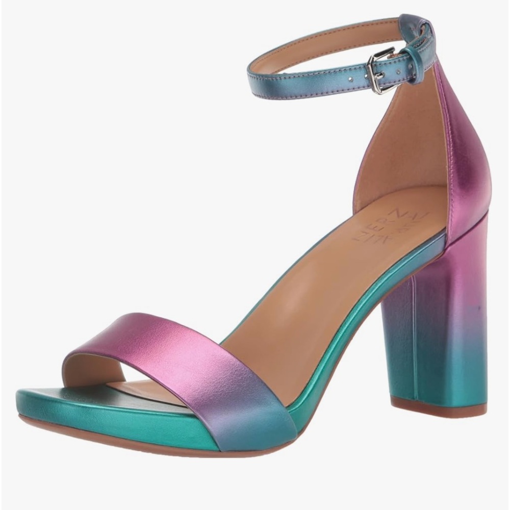 Naturalizer Multicolor Block Heel Sandals